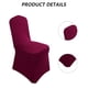 thumbnail image 3 of 4 Uds. Funda elástica de LICRA para silla, funda suave para silla para boda, fiesta, comedor, banquete y evento, 3 of 5