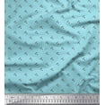 thumbnail image 1 of Soimoi Cotton Poplin Fabric Fish Shirting Print Fabric by Yard 56 Inch Wide, 1 of 1