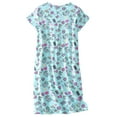 thumbnail image 4 of FEREMO Sleepwear for Women 2 Pack Cotton Printed Sleepshirt Loungewear Night Dress, 4 of 7