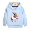 thumbnail image 2 of KYAIGUO Sweat à Capuche pour Bébé 1-11 Ans Garçon Fille Printemps Manches Longues Pull-Over Basique Automne Sport, 2 of 9