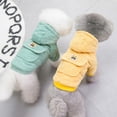 thumbnail image 6 of Barhoo Dog Clothes Autumn Winter Corduroy Warm Pet Jacket Small Dog Clothing Cold Weather Coat Moisture Proof Comfortable Durable Easy Clean Outdoor Walking Essential Supplies 1X Pet Clothes, 6 of 7