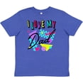 thumbnail image 3 of Inktastic I Love My Dad 80s Retro Style Youth T-Shirt, 3 of 5