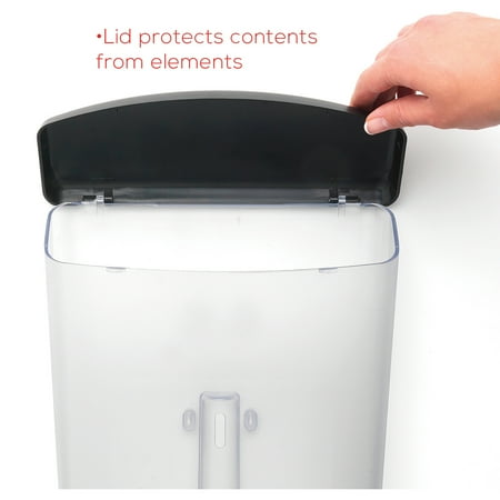 Deflect-O® Outdoor Literature Box, 13 1/8"H x 10"W x 4 1/2"L, Clear