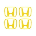 thumbnail image 4 of IPG Compatible with Accord Civic Element CRV CRZ JDM Center Cap Overlay Wheel Tire Decals Stickers (Logo: 2" / Center Cap:2.25") (4 Units) Personalize Your Vehicle (Gloss Yellow), 4 of 6
