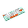 thumbnail image 1 of funtasica Mechanical Gaming Keyboard Gamer Keyboard Typewriter Office USB Wired 68 Key Green, 1 of 9