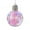Pink, variant on Virelaxpo 5-Pack Glittery Christmas Light Bulb Hanging Ornaments with Button Battery, Festive Indoor and Outdoor Decor for Tree and Windows