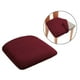 thumbnail image 4 of Funda elástica para cojín de silla, para comedor, boda, fundas extraíbles Vino rojo, 4 of 9