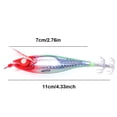 thumbnail image 3 of Señuelo Pesca Luminoso Anzuelos Calamar Anzuelo Artificial Cebos Jigging () Rojo, 3 of 3
