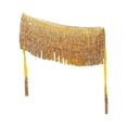 thumbnail image 1 of Jupe Pompon Ventre Danse Hip Foulard Performance Tenue Paillettes Jupe Ceintures Aureate, 1 of 9