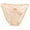 Beige, variant on Panties for Women,Japanese Style Embroidered Hollow Out Transparent Triangle Panties For Women Comfortable Female Underwear,Womens Underwear,Pink,One Size
