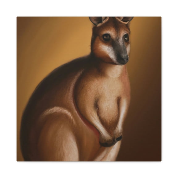Wallaby in Neoclassicism - Canvas