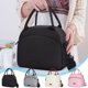 thumbnail image 1 of Bolsa Térmica para Almuerzo de Gran Capacidad con Múltiples Bolsillos | Bolsa Portátil para Almuerzo, Ideal para El Trabajo y Picnics | Porta Alimentos Térmico de 31 X 26 X 14 Cm En Negro, Rosa, Beig, 1 of 6