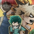 thumbnail image 4 of Anime My Hero Academia Shower Curtain Bathroom Decor Polyester Waterproof Bath Curtains With Hooks 60x72 Inches, 4 of 8
