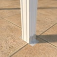 thumbnail image 3 of Four Seasons OLS TWV Series 24 ft wide x 12 ft deep Aluminum Patio Cover with 10lb Snowload & 5 Posts in White, 3 of 7