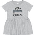 thumbnail image 3 of Inktastic My Mema Loves Me Girls Girls Baby Dress, 3 of 5