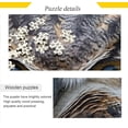 thumbnail image 2 of FREEAMG Owl Close Up Pattern Puzzle 1000 Pieces - Wooden Jigsaw Puzzles for Family Games - Suitable for Teenagers and Adults, 2 of 7