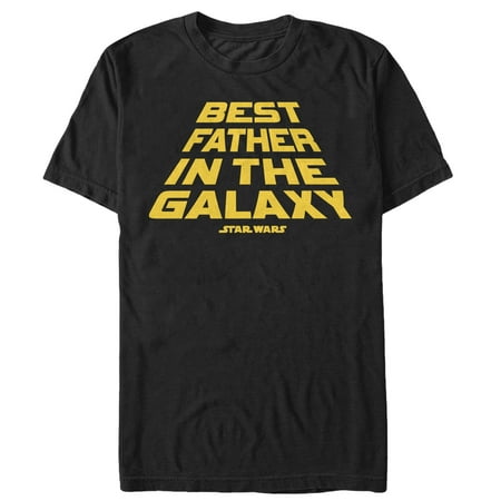 Star Wars Men's Best Father in the Galaxy T-Shirt (Best Star Wars Gifts For Men)