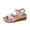 A Light Purple, variant on Women's Low Wedge Heels Summer Comfortable Dressy And Causal Arch Support Comfy Open Toe Shoes