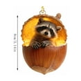 thumbnail image 2 of Zhourta Forest Animal Acorn Ornaments Cute Forest Animal Christmas Ornament Hanging 2D Acrylic Acorn Ornaments for Christmas Tree Decoration Hedgehog, 2 of 4