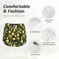 thumbnail image 6 of Lsque Lemon Fruits Flowers Leaves Printed Women's Running Shorts with Liner Pockets,Elastic Quick Dry Workout Athletic Gym Yoga Shorts,Womens High Waist Shorts-X-Large, 6 of 9