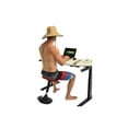 thumbnail image 4 of Tabouret Oscillant Chaise de Bureau Debout Ergonomique Haute Hauteur Réglable Assis-Debout Bureau Équilibre Barre de Dessin Pivotante Appui Perchoir Perchoir Pivotement Élevé 360 Ordinateur pour Adultes Enfants Actif Assis Rouge, 4 of 4