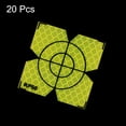 thumbnail image 3 of 20 Packs Reflector Target Sheets 50mm Self Adhesive Reflective Tape Survey Target for Total Stations, Green, 3 of 6