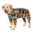 thumbnail image 5 of Spring Autumn Dog Jumpsuit Cotton Sleepwear Clothes for Female Dogs Camouflage Pet Costume Pajama Rompers Leopard Suit for Dog (Black White Leopard,26), 5 of 6