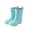Green, variant on Kids Solid Color Mid-Calf Rain Boots, Waterproof Non- Wellies Color:Green,Size:1-2.5 Years