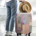 thumbnail image 2 of Pioneer Flower Floral Print Pattern Luggage Cover Fashion Suitcase Cover Baggage Covers Fit 25-28 Inch Luggage (Go Travel), 2 of 5