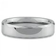 thumbnail image 2 of Polished Silver With Bevelled Edges Tungsten Carbide Ring, 2 of 2