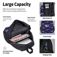 thumbnail image 4 of Disketp Bicycle1 Large Capacity Backpack Lunch Bag Pencil Case Combination 3 Piece Set for Student, 4 of 7