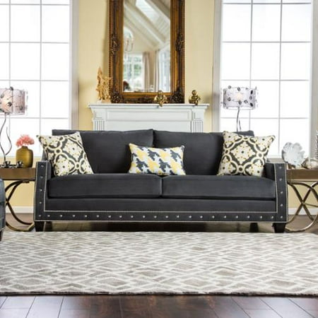 Furniture Of America Salma Contemporary Charcoal Premium
