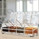 thumbnail image 3 of Clear Seasoning Rack Spice Pots 4 Piece Acrylic Seasoning Box Storage Container Condiment Jarswith Cover and Spoon, 3 of 5