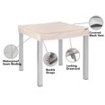 thumbnail image 3 of Covermates Square Table Top Cover - Premium Polyester, Weather Resistant, Drawcord Hem, Middle Buckle Strap, Patio Table Covers-Stone, 3 of 7
