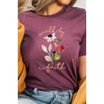 thumbnail image 4 of Walk By Faith Flowers Spring Time Tee T-Shirt, 4 of 9
