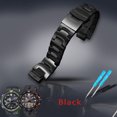 thumbnail image 3 of Correa de acero inoxidable macizo de 16 mm para Casio PROTREK PRW-3000 3100 6000 6100, hebilla plegable, correa de repuesto para reloj deportivo para hombre, 3 of 5