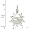 thumbnail image 2 of Auriga Fine Jewelry 925 Sterling Silver Sun Charm for Women Length - 25mm, Width - 17mm, 2 of 7