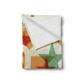 thumbnail image 2 of 40th Birthday Soft Flannel Fleece Throw Blanket, Happy Birthday from All over the World in Different Languages Retro Style, Cozy Plush for Indoor and Outdoor Use, 60" x 80", Multicolor, by Ambesonne, 2 of 6