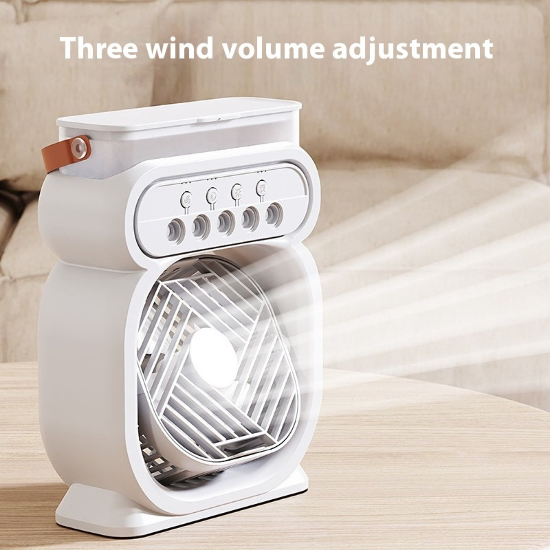 2025 New Desktop Humidifier with Night Light USB Spray Fan 2 in 1 for Office Outdoor Use