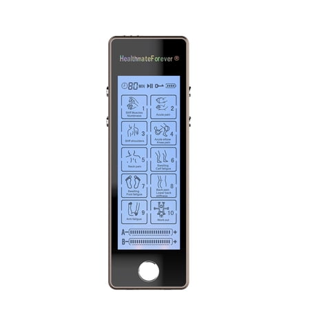 HealthmateForever TS10ABV1 Tens Unit & Muscle Stimulator for Muscle Recovery & Pain Relief Therapy (Gold)