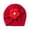 Red, variant on Daznico Cute Baby Knit Hat with 5 Petal Flower Design Cozy Toddler Beanie for Girls Soft Headwear