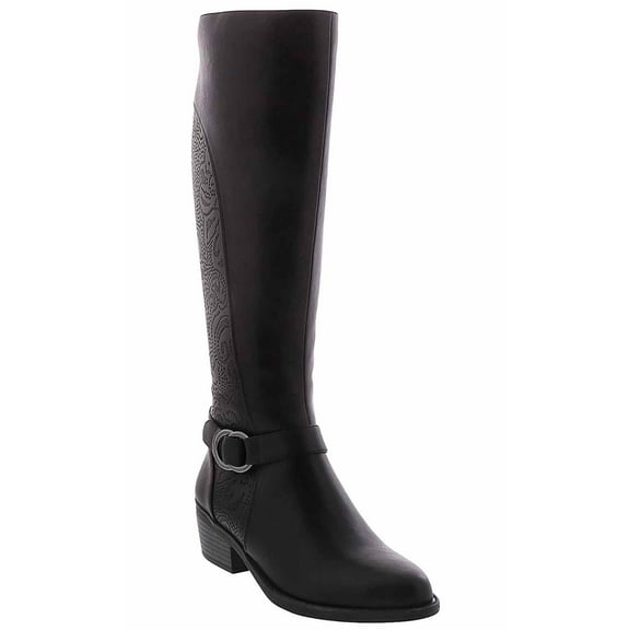Easy Street Luella Tall Fashion Boot Black in Size 6