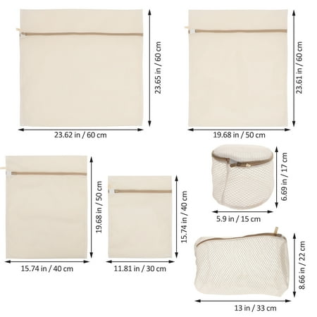 

6pcs Mesh Laundry Bags Bra Washing Bags Underwear Laundry Bags Washing Supply