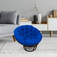 thumbnail image 6 of 23.6"x23.6" Patio Outdoor Hanging Basket Chair Cushions, Hanging Egg Chair Cushion for Hanging Beds, Garden Offices, Rocking Chairs Blue, 6 of 8
