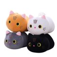 thumbnail image 4 of 35 cm de largo Cotton Buddy Cute Cat 3d Doll Peluche de juguete Almohada para dormir de peluche suave, 1 pieza, gris Cotton Buddies Rojo Verde, 4 of 5