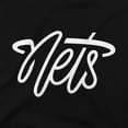 thumbnail image 5 of Unisex Stadium Essentials  Black Brooklyn Nets Origins Script T-Shirt, 5 of 5