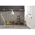 thumbnail image 3 of SHONER WOHNEN 5 - Floral Stripped Books Design Grey Wallpaper Roll, 3 of 3