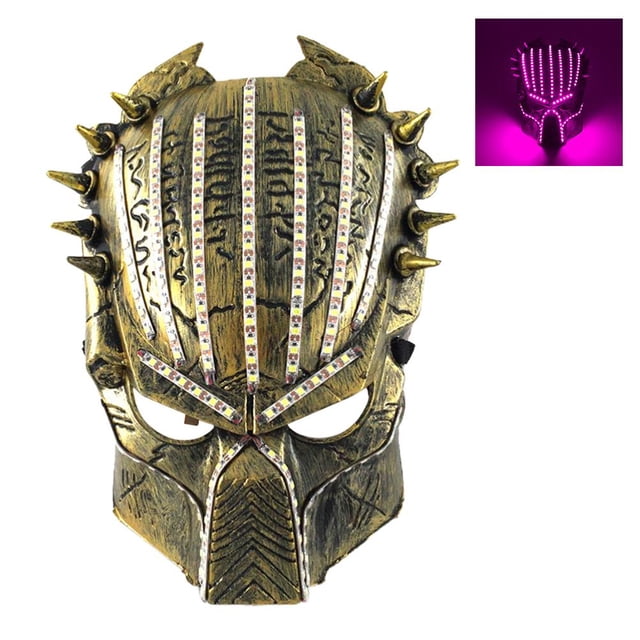 Cara De Halloween Led Horror Scary Evil Full Head Face Cover Para Accesorios De Cosplay Eigraketly HA040860-05