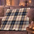 thumbnail image 6 of Classic Plaid Fall Fireplace Autumn, Festive Artistic Scene, Warm Flannel Blanket for Ranch House and Living Room, Animal Lovers Thanksgiving Gift, Festive Home Decor, 6 of 9