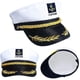 thumbnail image 3 of 2 Pieces Navy Marine Admiral Style Hat - Adjustable Shisailor Cap, 3 of 5